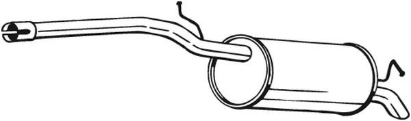 BOSAL Endschalldämpfer