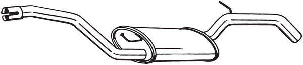 BOSAL Endschalldämpfer