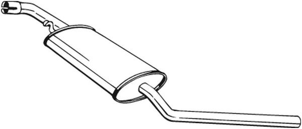 BOSAL Mittelschalldämpfer