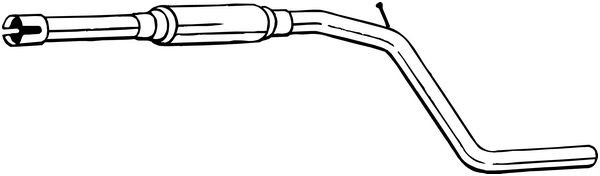 BOSAL Mittelschalldämpfer