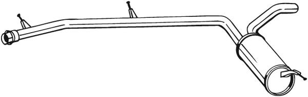 BOSAL Mittelschalldämpfer