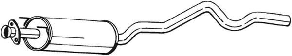 BOSAL Mittelschalldämpfer