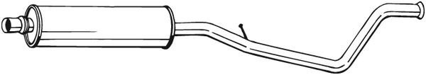 BOSAL Mittelschalldämpfer