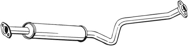 BOSAL Mittelschalldämpfer