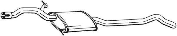 BOSAL Mittelschalldämpfer
