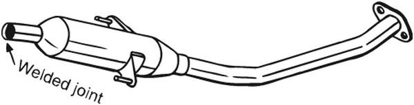 BOSAL Mittelschalldämpfer