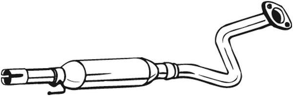 BOSAL Mittelschalldämpfer