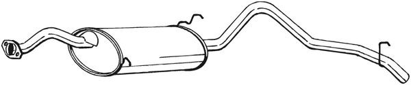 BOSAL Endschalldämpfer