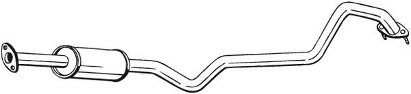 BOSAL Mittelschalldämpfer