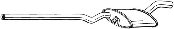BOSAL Mittelschalldämpfer