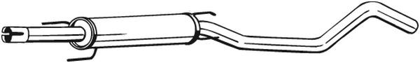 BOSAL Mittelschalldämpfer