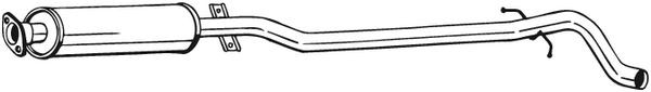BOSAL Mittelschalldämpfer