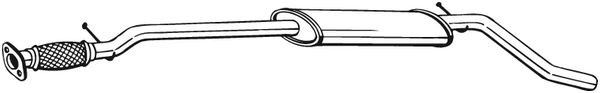 BOSAL Mittelschalldämpfer