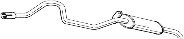 BOSAL Endschalldämpfer