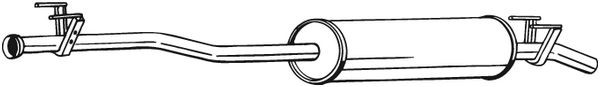 BOSAL Mittelschalldämpfer