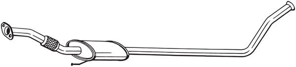 BOSAL Mittelschalldämpfer