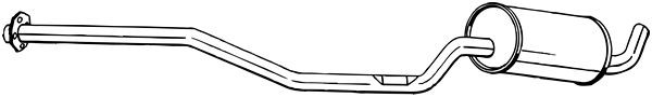 BOSAL Mittelschalldämpfer