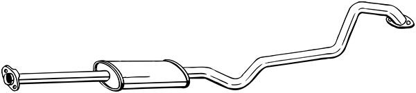BOSAL Mittelschalldämpfer