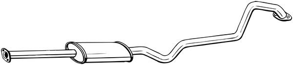 BOSAL Mittelschalldämpfer