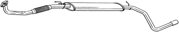 BOSAL Mittelschalldämpfer