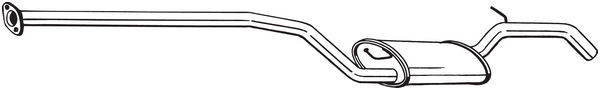 BOSAL Mittelschalldämpfer