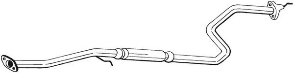 BOSAL Mittelschalldämpfer