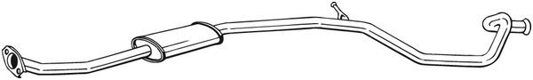 BOSAL Mittelschalldämpfer