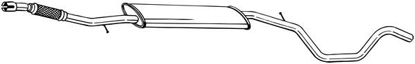 BOSAL Mittelschalldämpfer