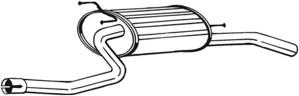 BOSAL Endschalldämpfer