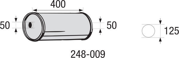 BOSAL Mittelschalldämpfer, Universal
