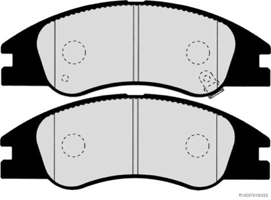 HERTH+BUSS JAKOPARTS Bremsbelagsatz, Scheibenbremse