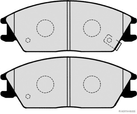 HERTH+BUSS JAKOPARTS Bremsbelagsatz, Scheibenbremse