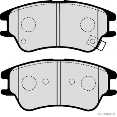 HERTH+BUSS JAKOPARTS Bremsbelagsatz, Scheibenbremse
