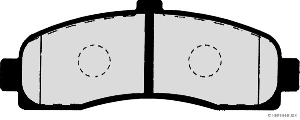 HERTH+BUSS JAKOPARTS Bremsbelagsatz, Scheibenbremse