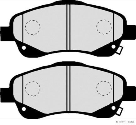 HERTH+BUSS JAKOPARTS Bremsbelagsatz, Scheibenbremse