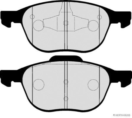 HERTH+BUSS JAKOPARTS Bremsbelagsatz, Scheibenbremse
