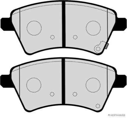 HERTH+BUSS JAKOPARTS Bremsbelagsatz, Scheibenbremse