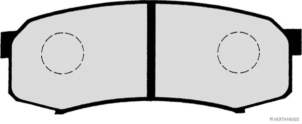 HERTH+BUSS JAKOPARTS Bremsbelagsatz, Scheibenbremse