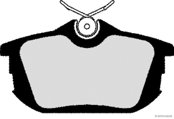HERTH+BUSS JAKOPARTS Bremsbelagsatz, Scheibenbremse
