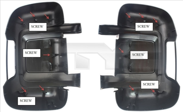 TYC Abdeckung, Außenspiegel