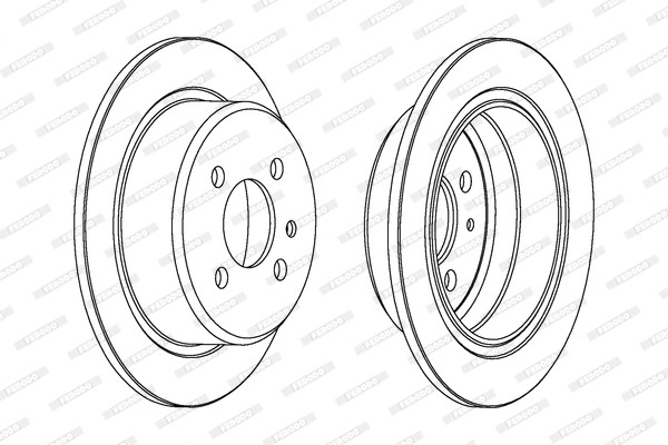 FERODO Bremsscheibe