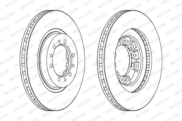 FERODO Bremsscheibe
