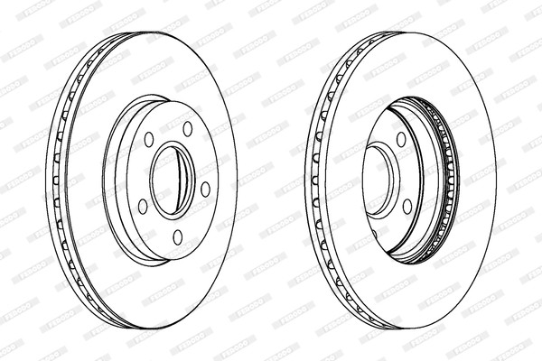 FERODO Bremsscheibe