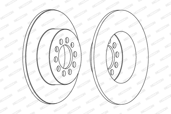 FERODO Bremsscheibe