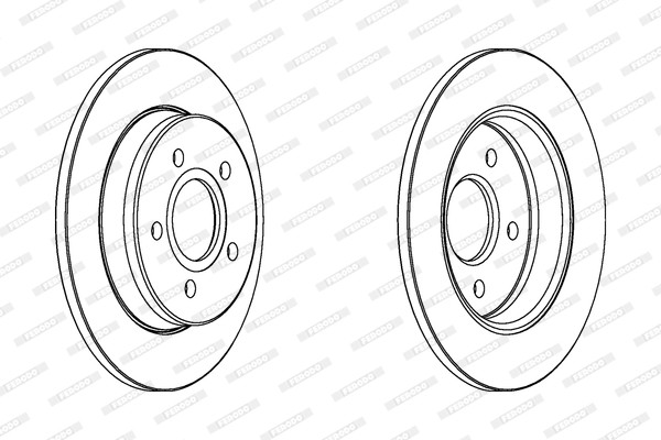 FERODO Bremsscheibe