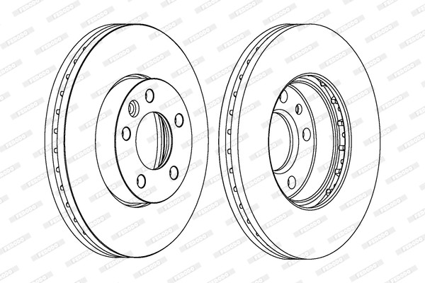 FERODO Bremsscheibe