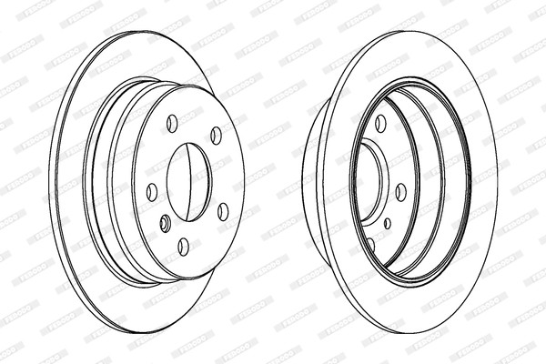 FERODO Bremsscheibe