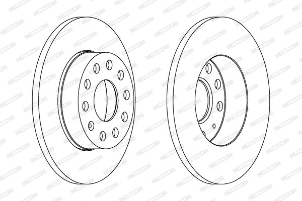 FERODO Bremsscheibe