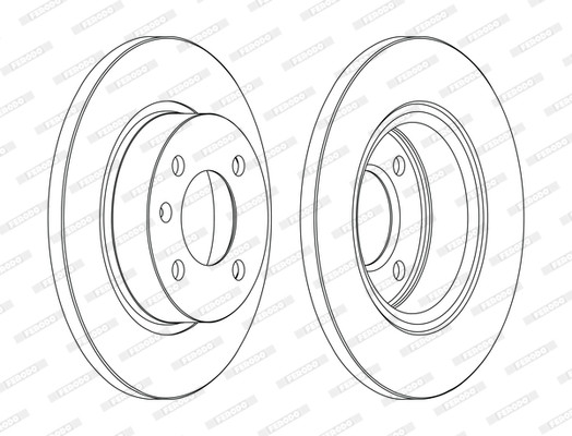 FERODO Bremsscheibe
