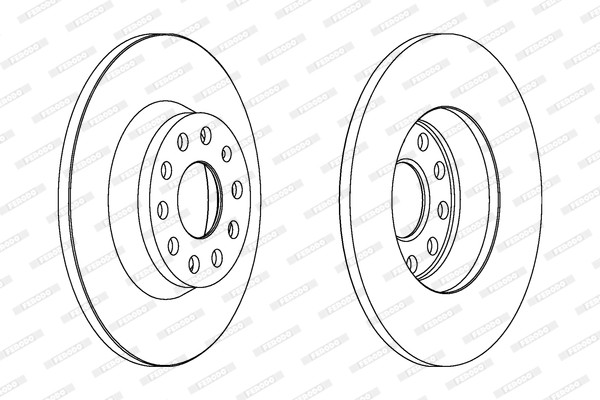 FERODO Bremsscheibe